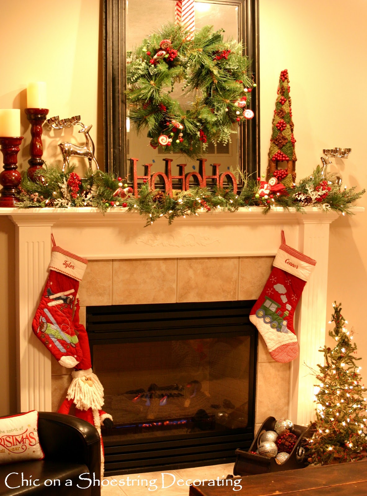 Chic on a Shoestring Decorating My notsosimple Christmas Decor Tour