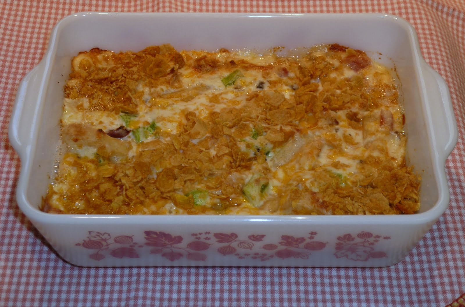 The Iowa Housewife Spam French Fry Casserole