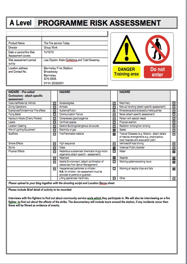 Army night vision drivers training risk assessment