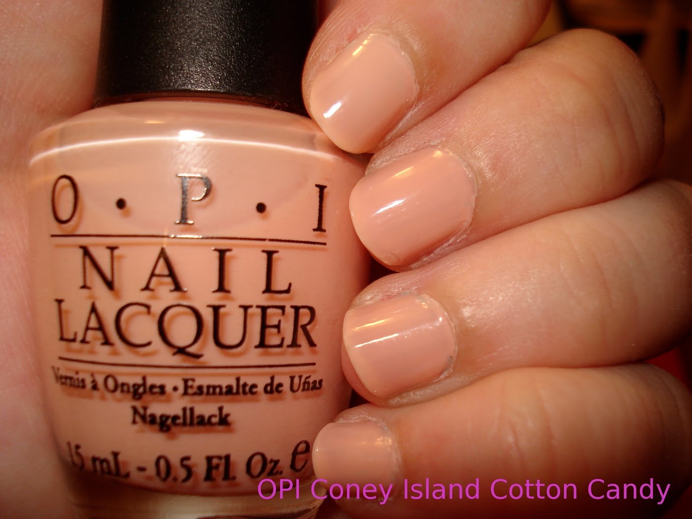 Nail Envy OPI Coney Island Cotton Candy