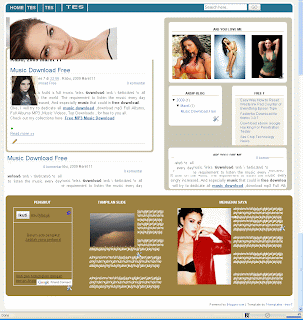 free blogger template