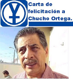 Carta de felicitación a Chucho Ortega