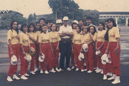 BERSAMA BURUH PABRIK DALAM LOMBA GERAK JALAN K3