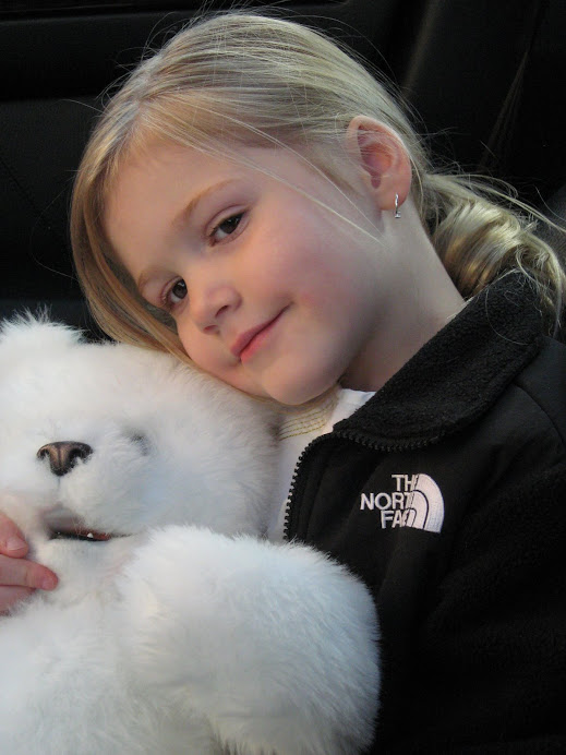 Olivia loves her new toy