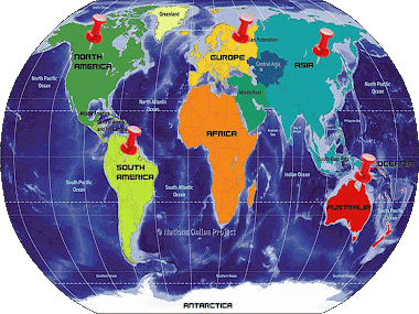 Continents I've Visited