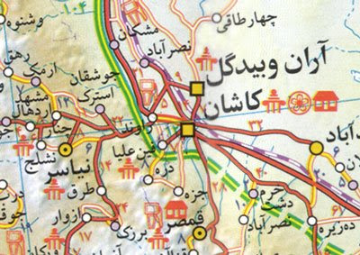 Kashan Map