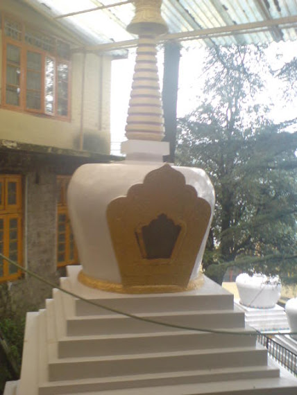 Inside Dalai lama temple