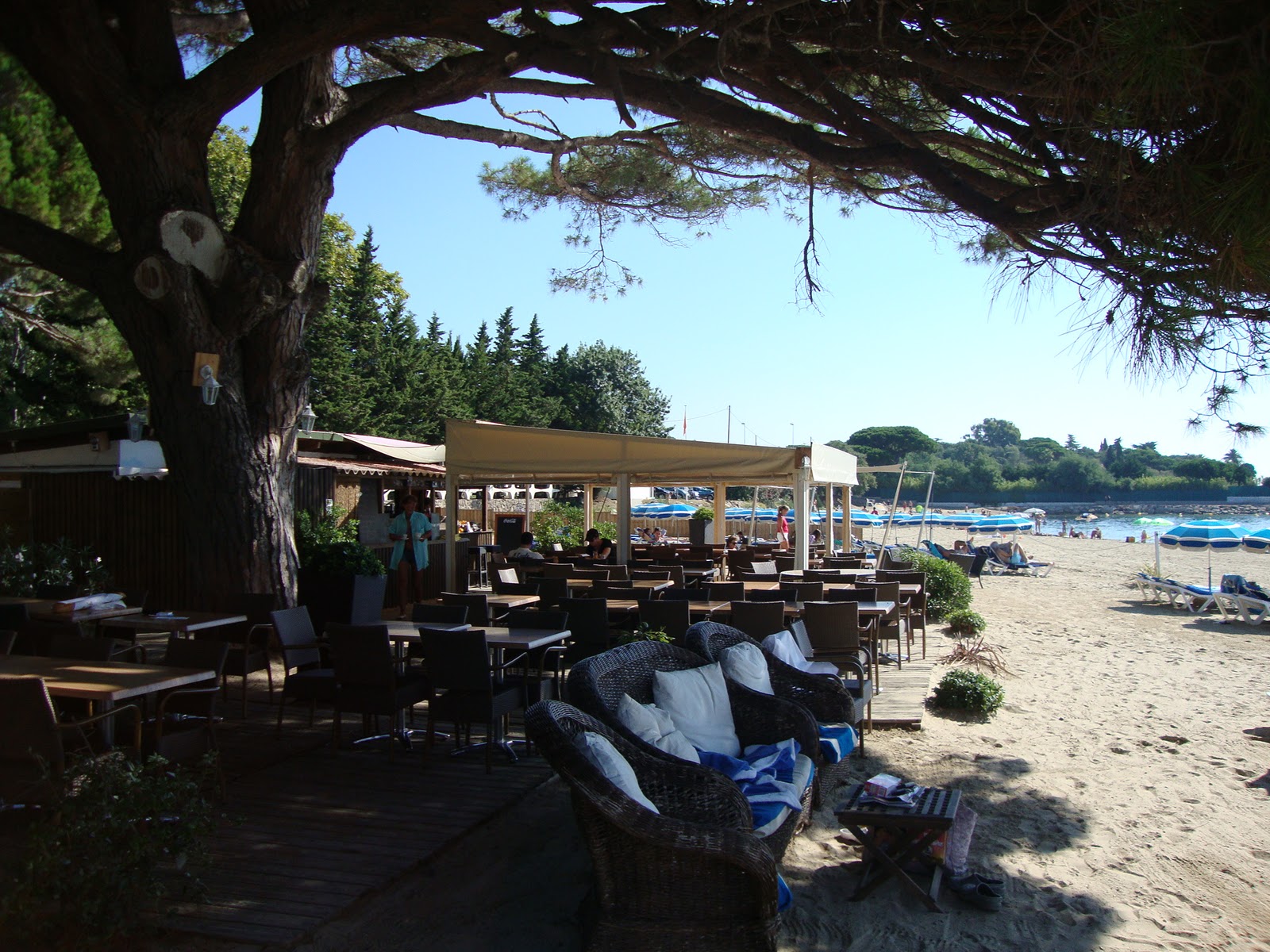 Plage privée du domaine Les Rives de Beauvallon Location villa