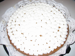 Brownie con dulce de leche y merengue