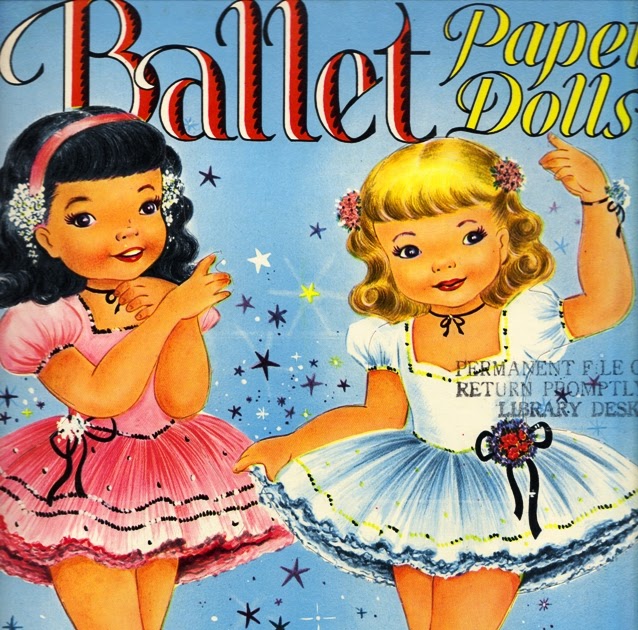 Uralte Teile zum Basteln einer Ballerina L&B 2686 Papier Puppe Paperdoll 