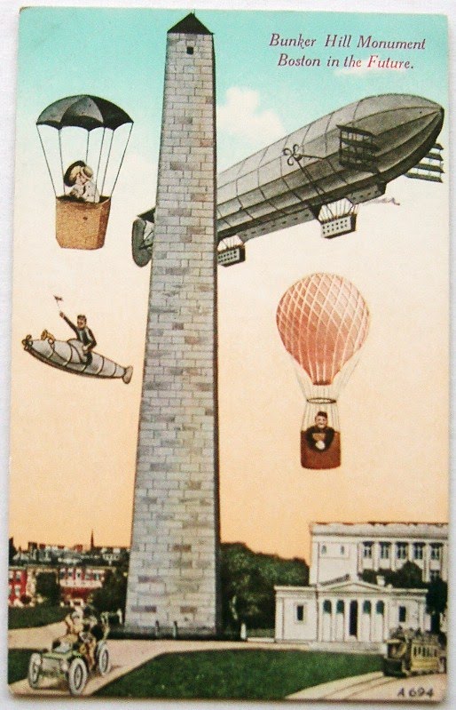 postcardiva postcard blog: INTO the FUTURE from 1910