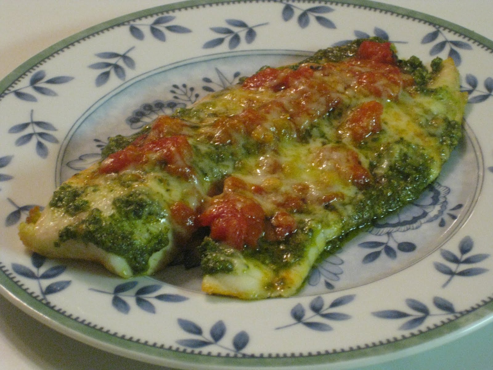 Running Mama Cooks Bruschetta Pesto Tilapia