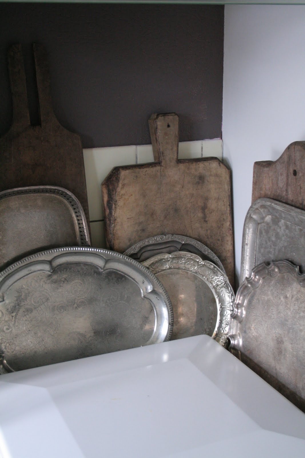 Servies en brocante: onze keuken