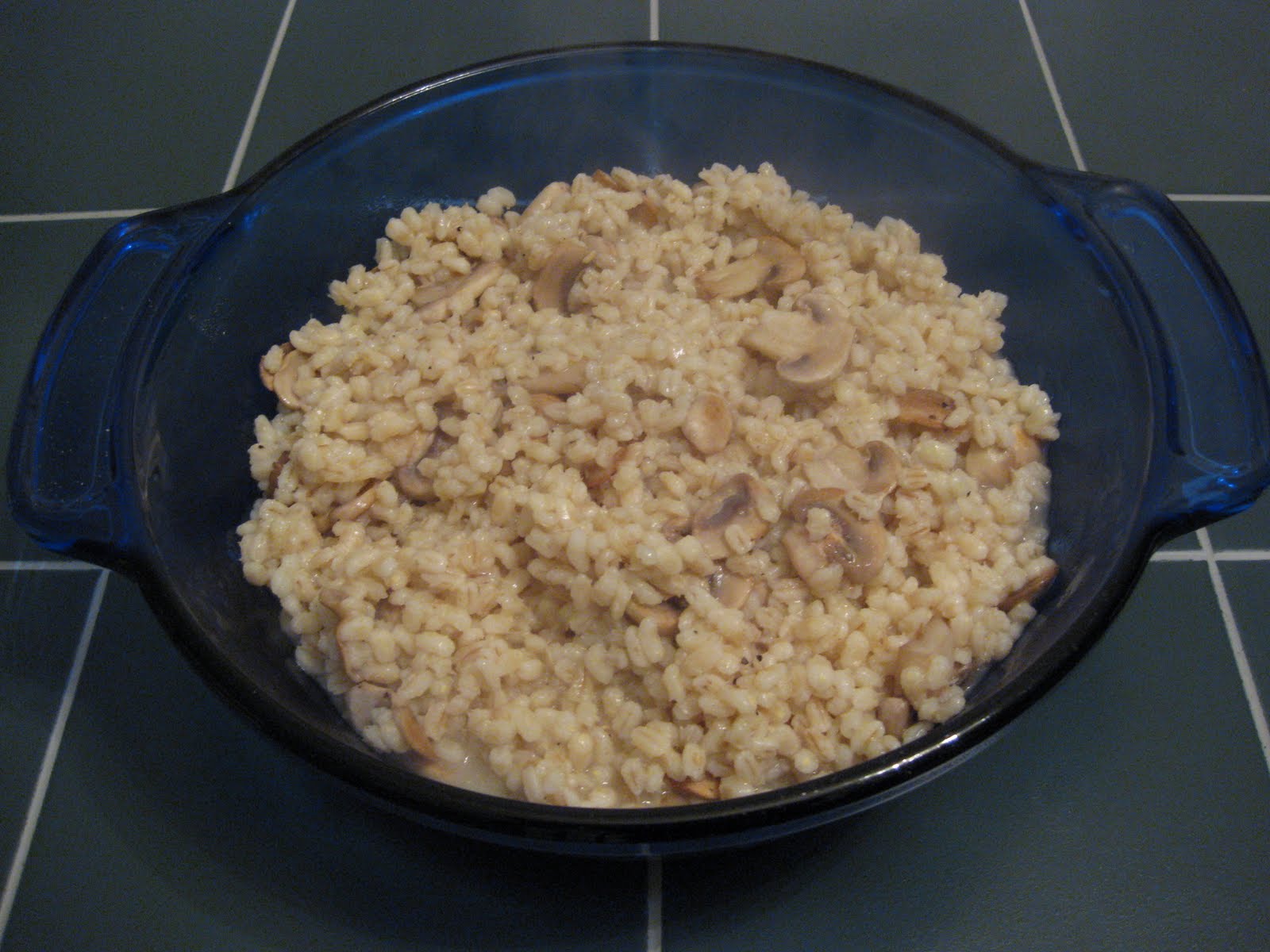 Sensible Recipes: Pearl Barley with Mushrooms Recipe