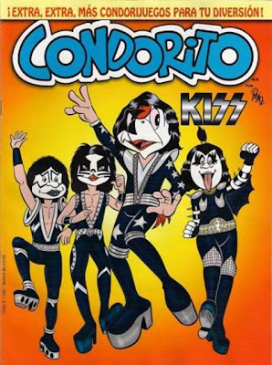 KISS en portada revista Condorito KISS en portada revista Condorito