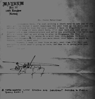 documents: Euronymous's Epistles (pt 5)