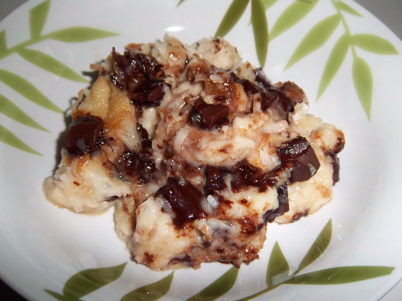 Jazzy Allergy Recipes Egg Free, Dairy Free, Nut Free Coconut Chocolate Chip Bread Pudding
