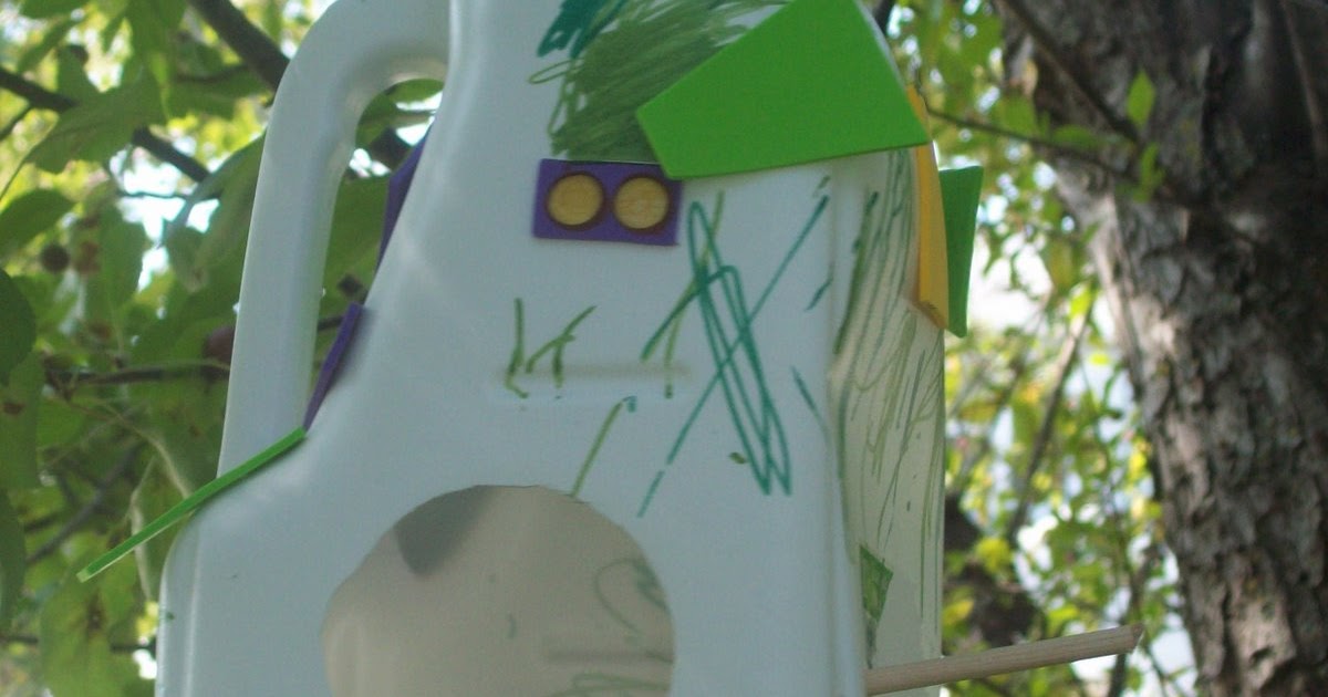 Make It From Scratch Milk Jug Bird House