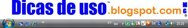 Dicas De Uso .