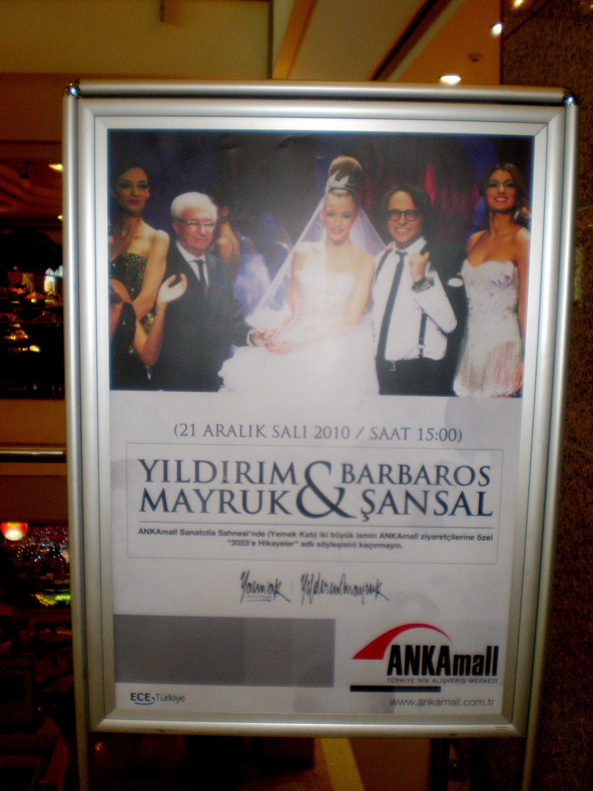 Xaver S Yildirim Mayruk Barbaros Shansal Fashion Exhibition 21 December Ankamall