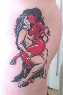 Devil Hot Girl Tattoos