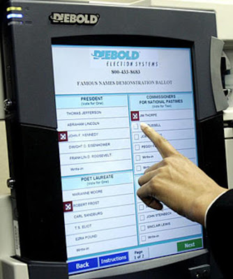 diebold voting machine