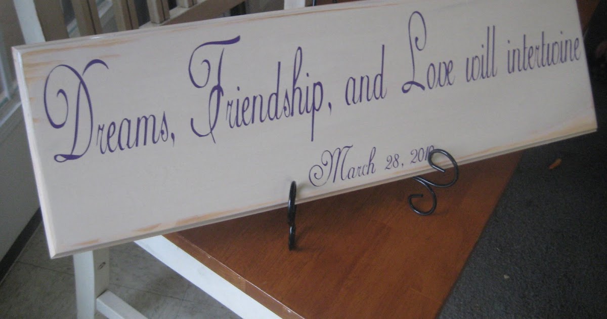 Endless Possibilities Custom Wedding Designed Plaques with the cutest