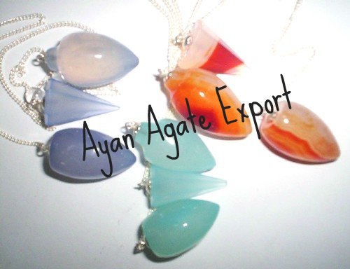 Agate Onyx  Pendulums