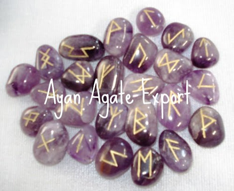 Rune Stones Set - Indian Amethyst