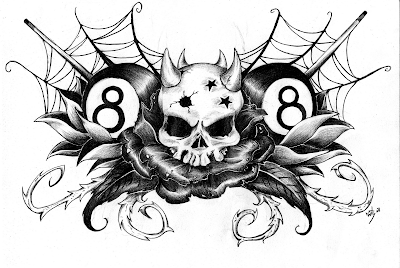 Tatouages de crânes et têtes de mort Mistertatouages - Tatouage Tete De Mort Old School