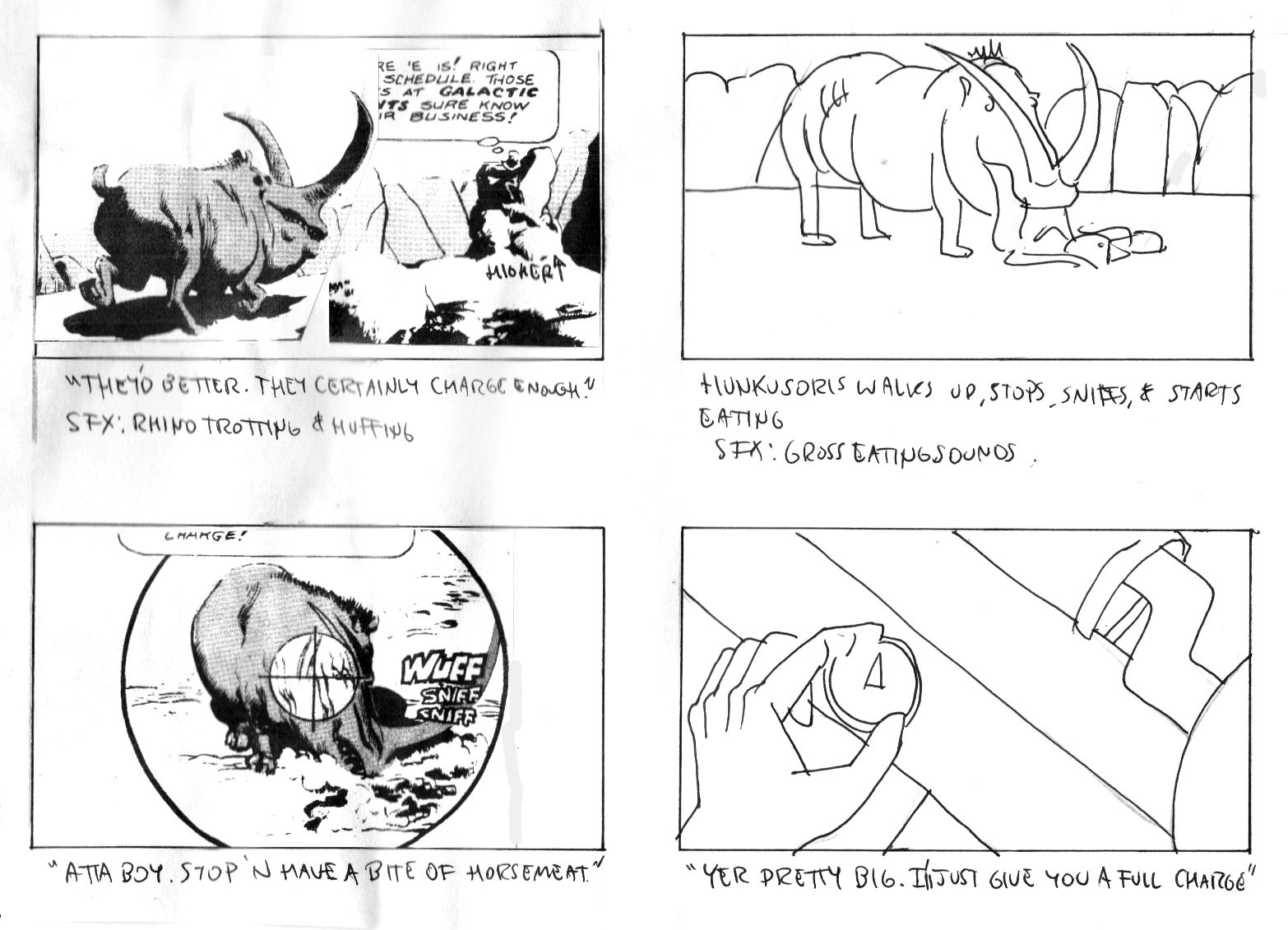 game storyboard