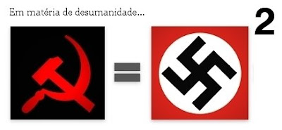 Esquerda? HAHAHAHA!!! Comunismo+x+Nazismo