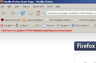 HTML Multiple Reply Signatures for Gmail Updates