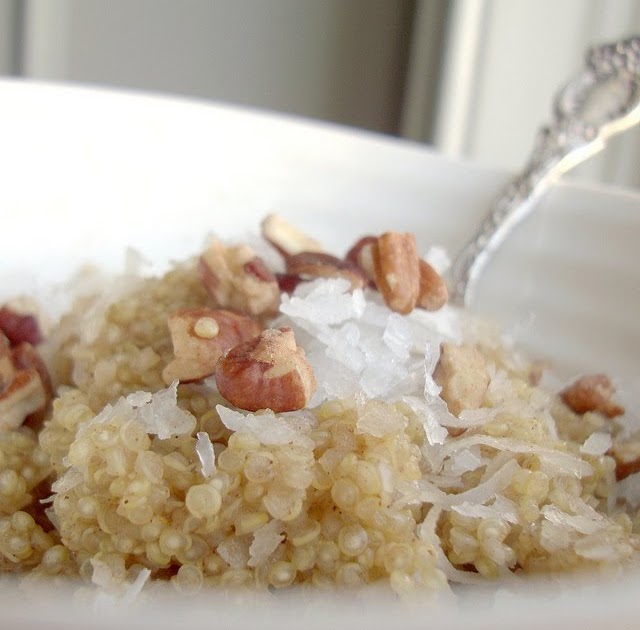 curiosity Spiced Breakfast Quinoa with Coconut & Pecans