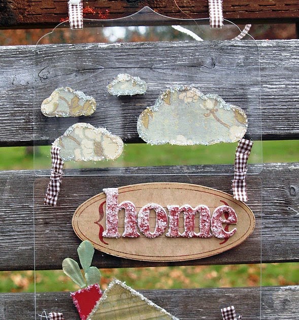 Accent Scrapbooking Home Wall Hanging