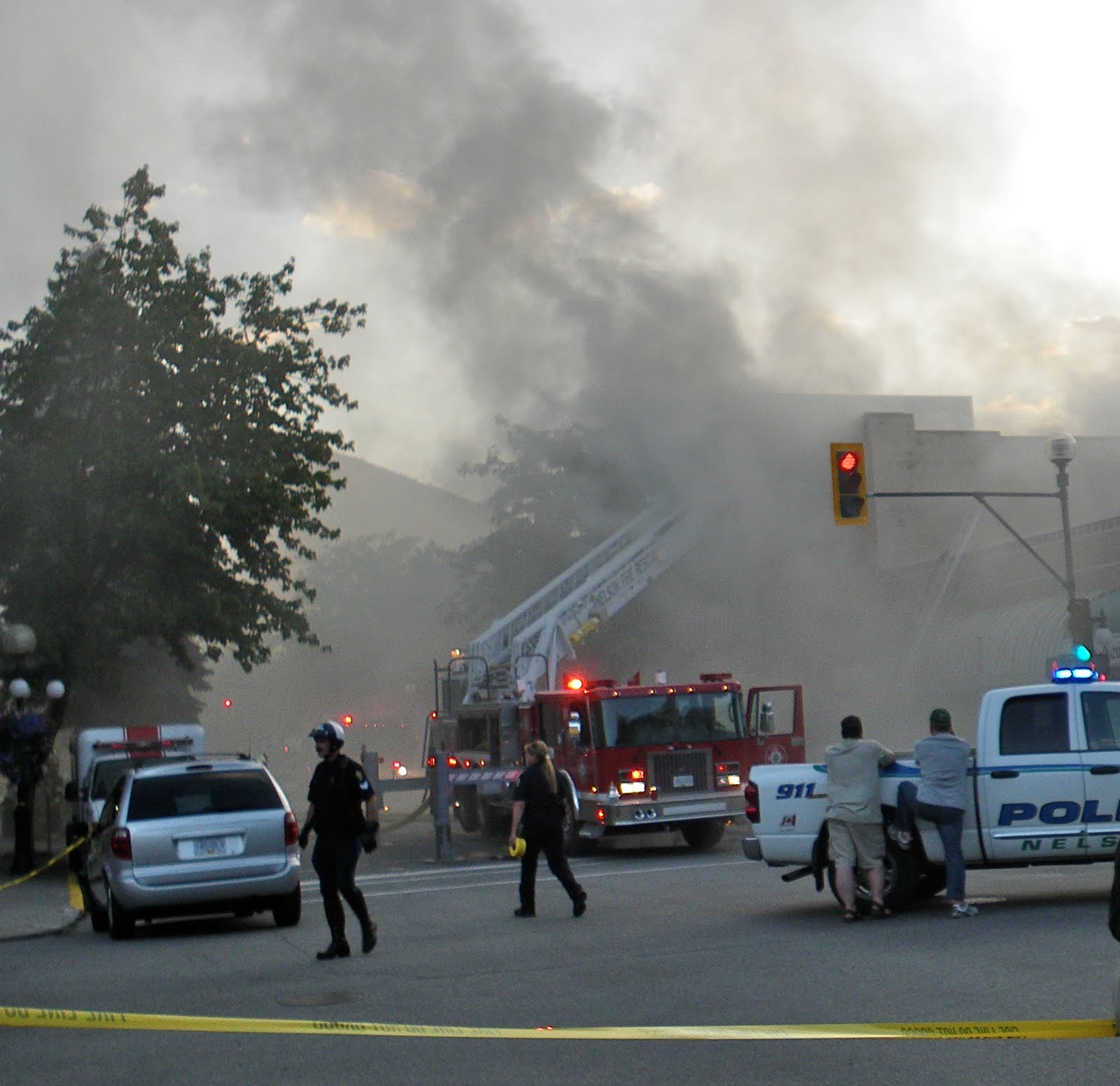 Angie's random blog Fire in downtown Nelson, BC