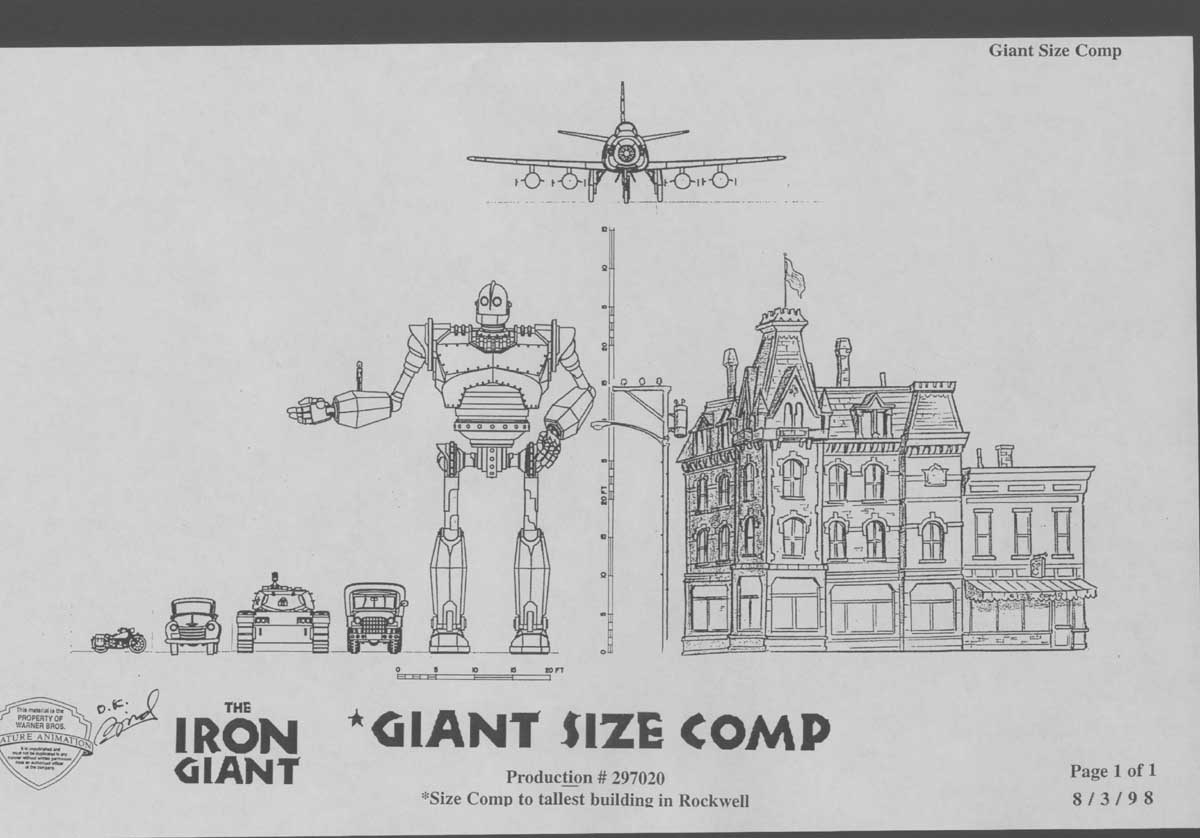 Living Lines Library The Iron Giant Props