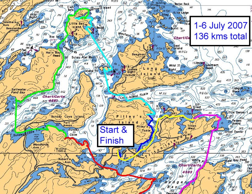 Newfoundland kayaking with Neil Notre Dame Bay