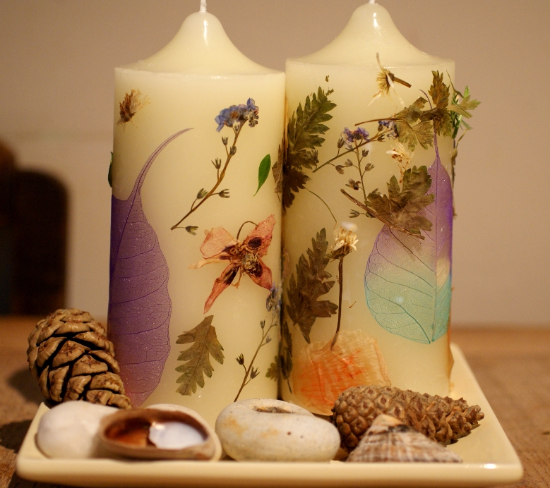 lightly enchanted Decorating Candles