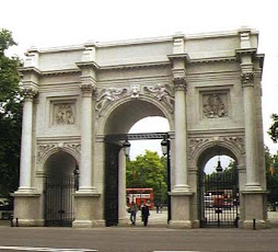 Marble Arch, no Hyde Park (Londres)