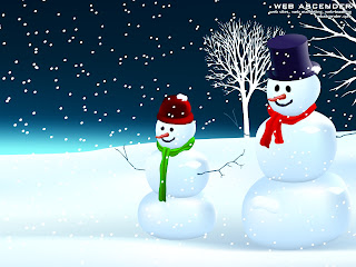 Snowman desktop wallpaper