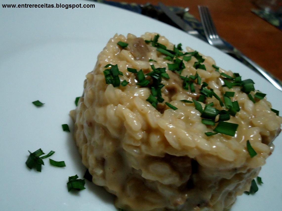 Entre Receitas Risoto com filé mignon e