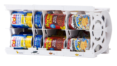 Shelf Reliance Cansolidator Pantry Holds 20 Cans with Rotation System (2 Pack)