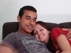 Meu filho Heliton e sua esposa Katia.