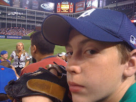 Austin at a Texas Rangers ballgame