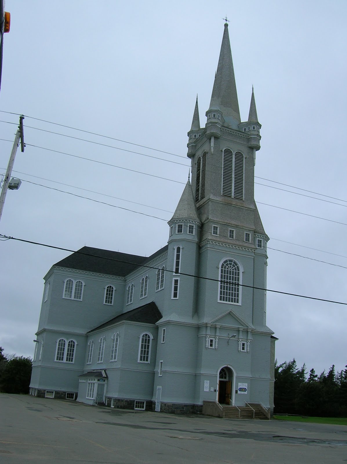 Dick, Jane and Spot on Vacation St. Mary's Church; Church Point, Nova