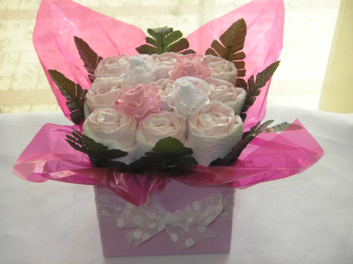 Diary of a Perth Florist Nappy Bouquets A Great gift idea for Baby