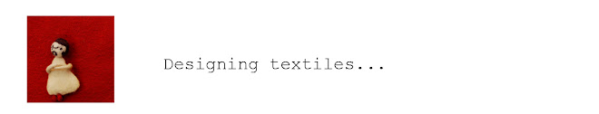designing textiles...