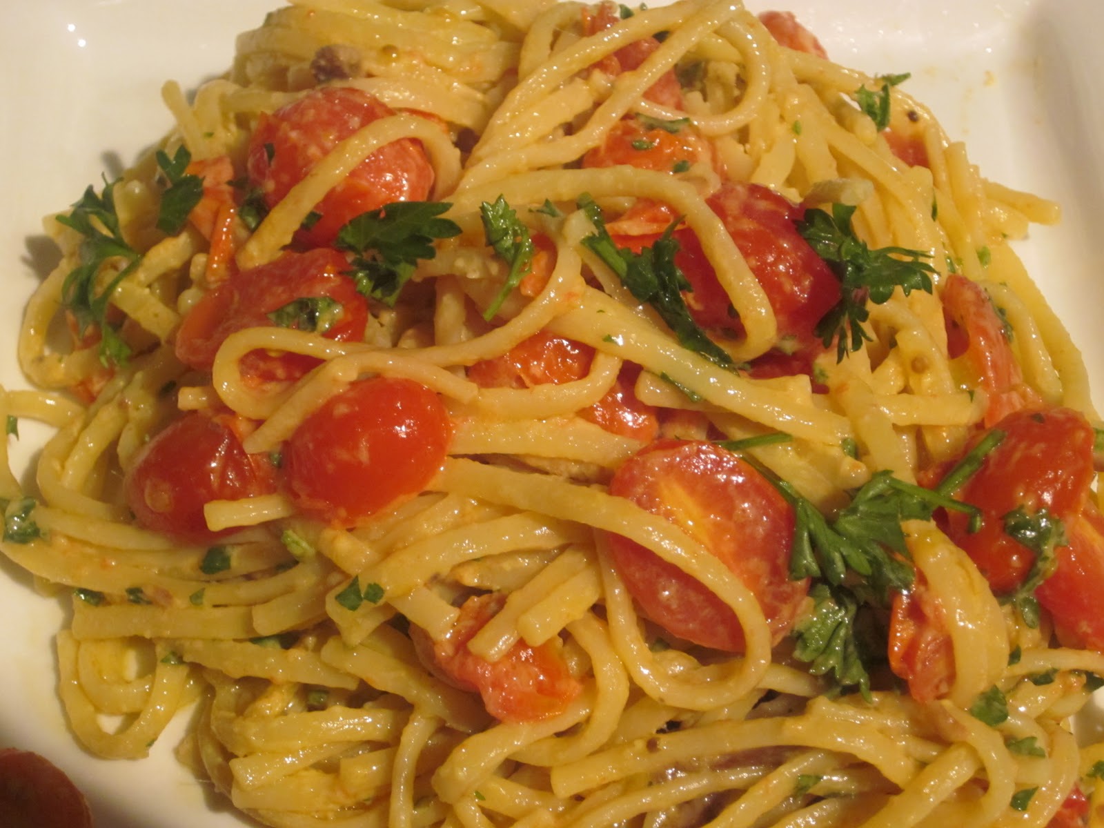 Take A Spin On Cooking Anchovies and Aioli Linguini