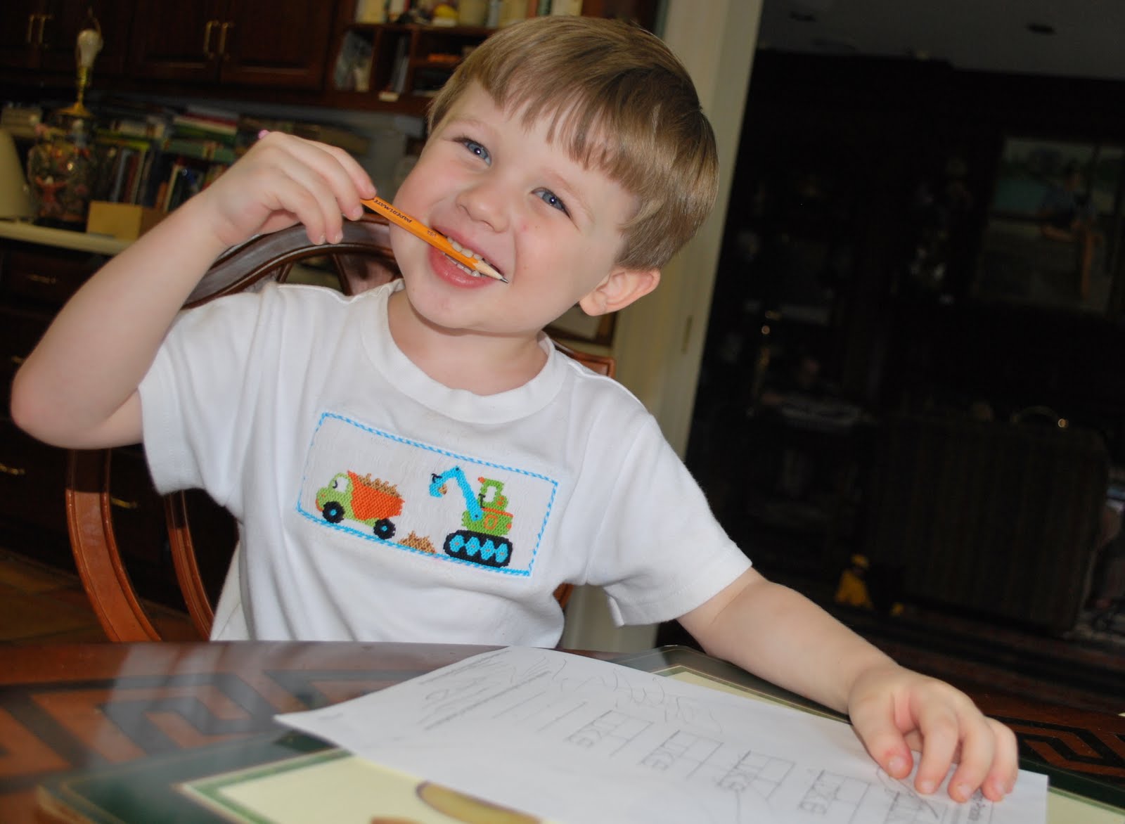 3 year old homework image